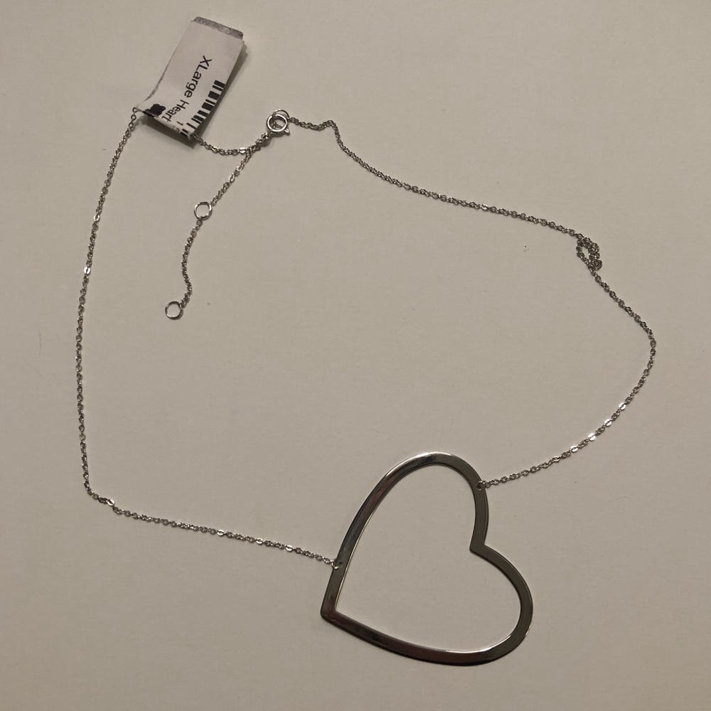 Large Heart Necklace NWT
